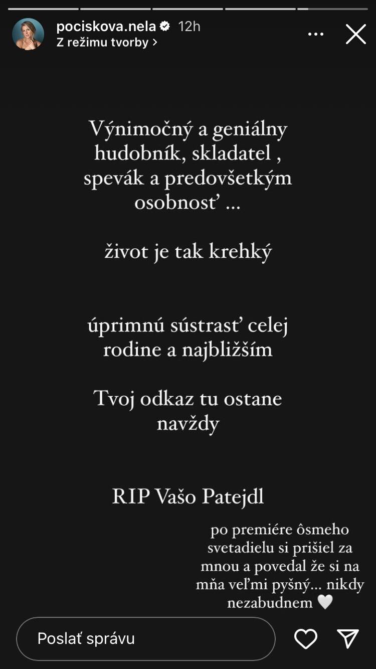 S Patejdlom spolupracovala na úspešnom muzikáli s hitmi Elánu.