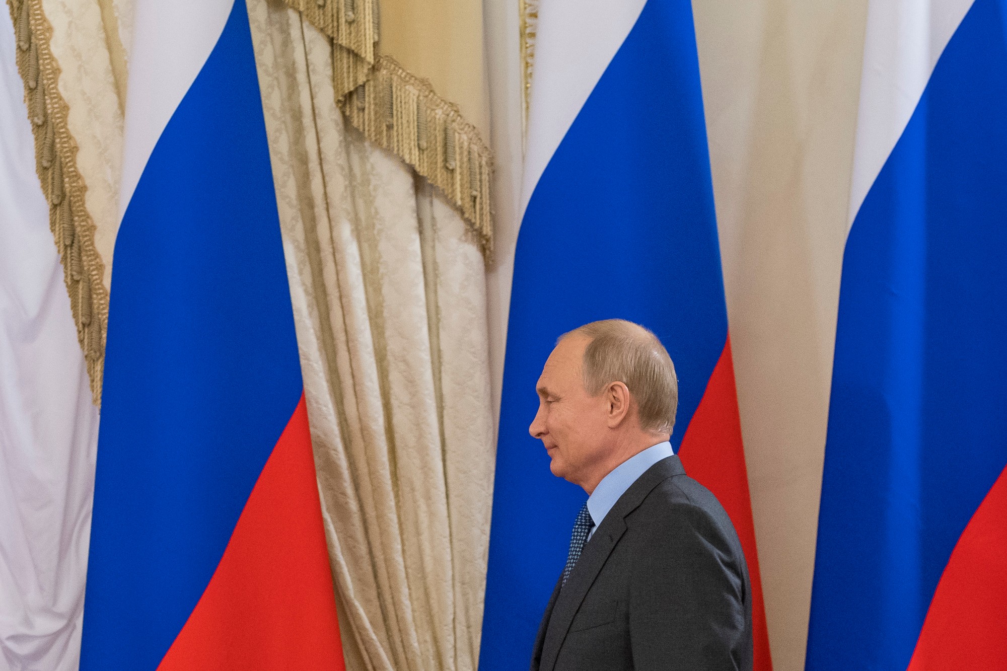 Rusky prezident Vladimir Putin. 
