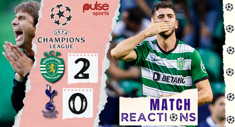 Social media reactions as Spurs lose 2-0 to Sporting in UCL