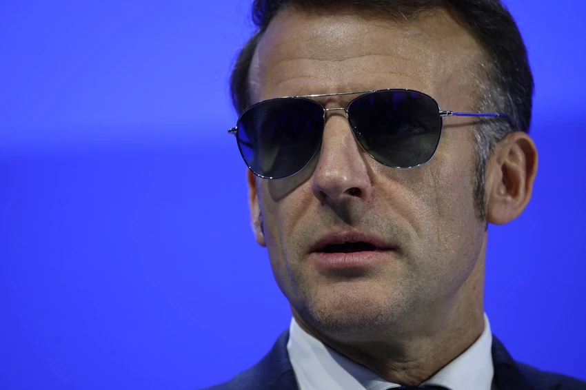 Emanuel Makron u Davosu