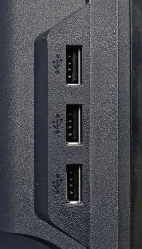 Monitor ASUS-a ma port USB , którym możemy przesłać obraz z komputera do urządzenia. Jeżeli jednak nie zależy nam na tej funkcji, to zawsze możemy skorzystać z wbudowanego w monitor 3-portowego huba USB