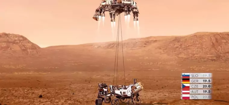 Memy z lądowania łazika NASA Perseverance na Marsie. Internauci nawiązują do filmu "Marsjanin"