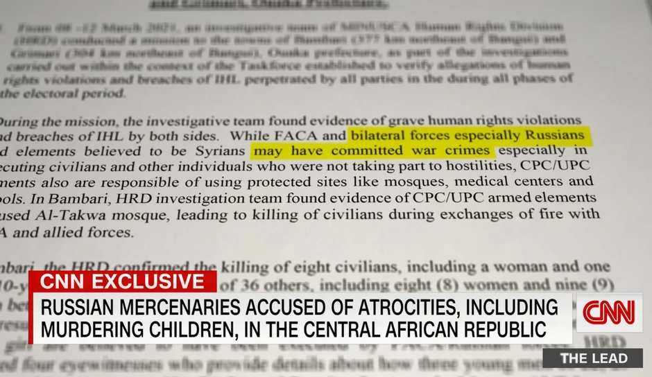 Izveštaj UN o ratnim zločinima