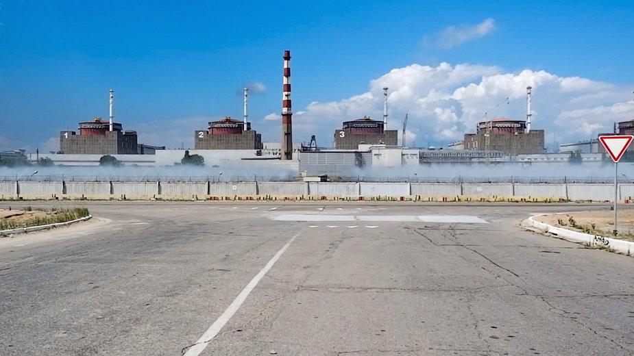 Rosjanie po raz kolejny ostrzelali Zaporoską Elektrownię Jądrową w Ukrainie 