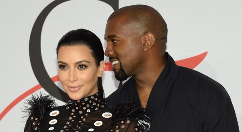 Kim Kardashian and Kanye West 2015