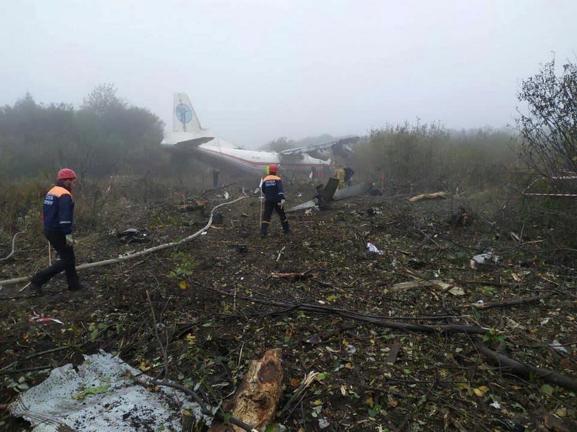 Ukraina: awaryjne lądowanie samolotu we Lwowie. Są ofiary śmiertelne