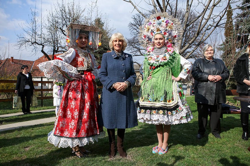 Kamila tokom posete Srbiji