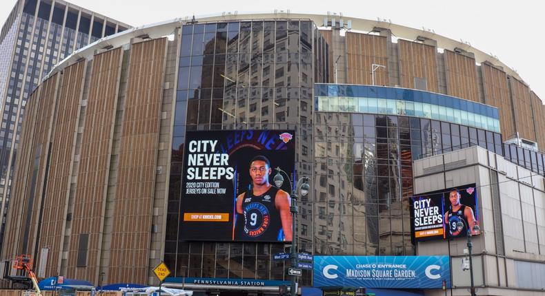 New York City's Madison Square Garden.
