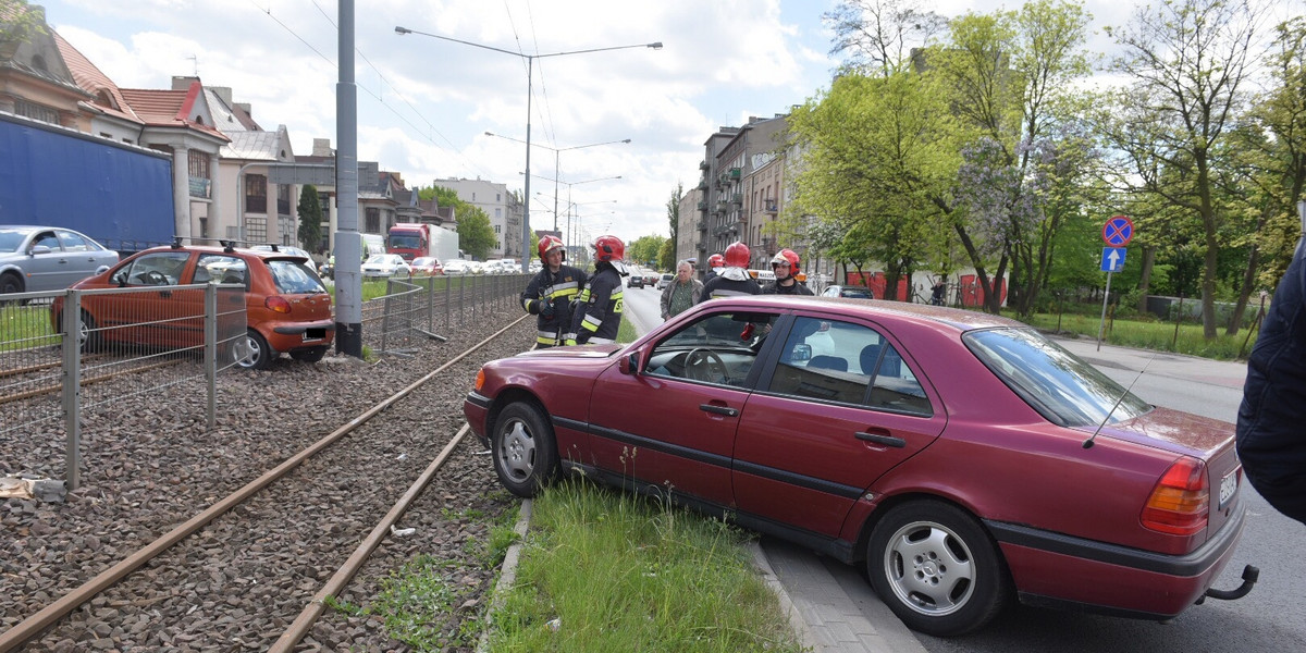 Kolizja na ulicy Kopcińskiego