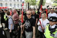 naziści, londyn, marsz, demonstracja