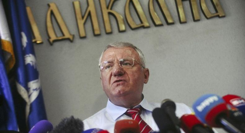 Vojislave Seselj, head of the Radical Party, said British top EU official Michael Davenport didn't have the moral ground to attend a session of the Serbian parliament's European Integration Committee because the UK ran away from the EU