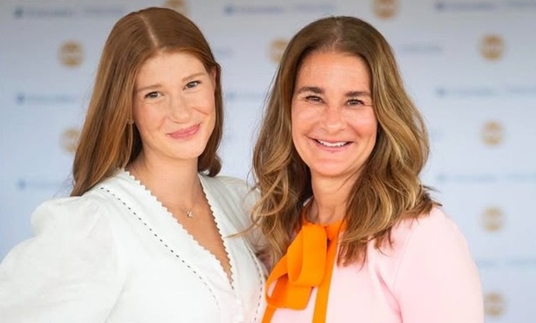 Melinda French Gates s dcérou.