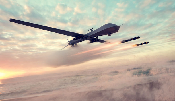 Wojskowy dron bojowy