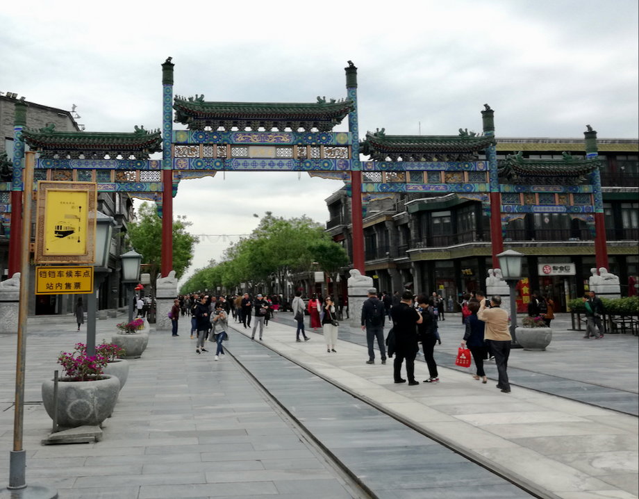 Deptak Qianmen w Pekinie liczy sobie blisko sześć stuleci