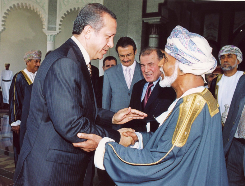 Sułtan Kabus i Recep Tayyip Erdogan (2005 r.)