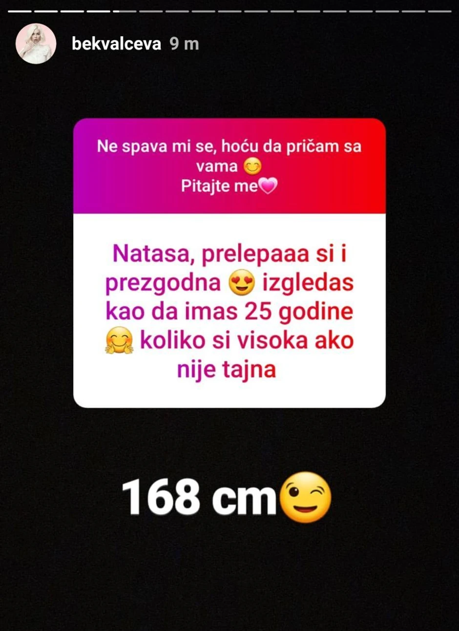 Nataša Bekvalac objava