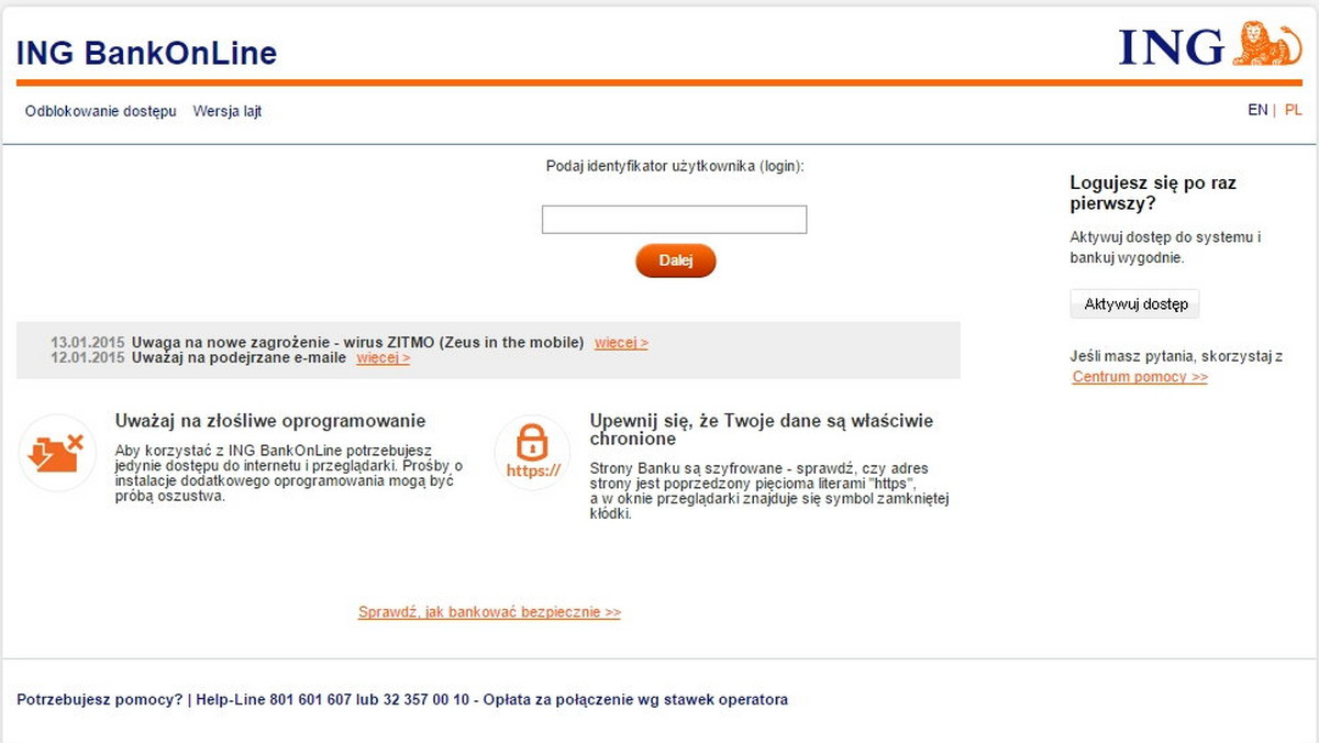 Ważna wiadomość z banku ING? Uważaj na kolejne oszustwo