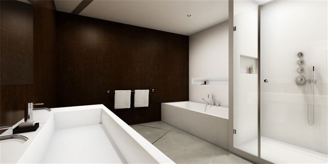 Złota44 - apartament - łazienka (2) - fot. materiały prasowe Orco Property Group