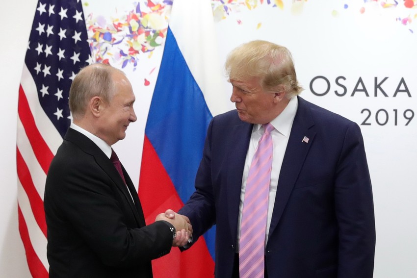 Vladimir Putin i Donald Tramp na samitu G20 u Osaki
