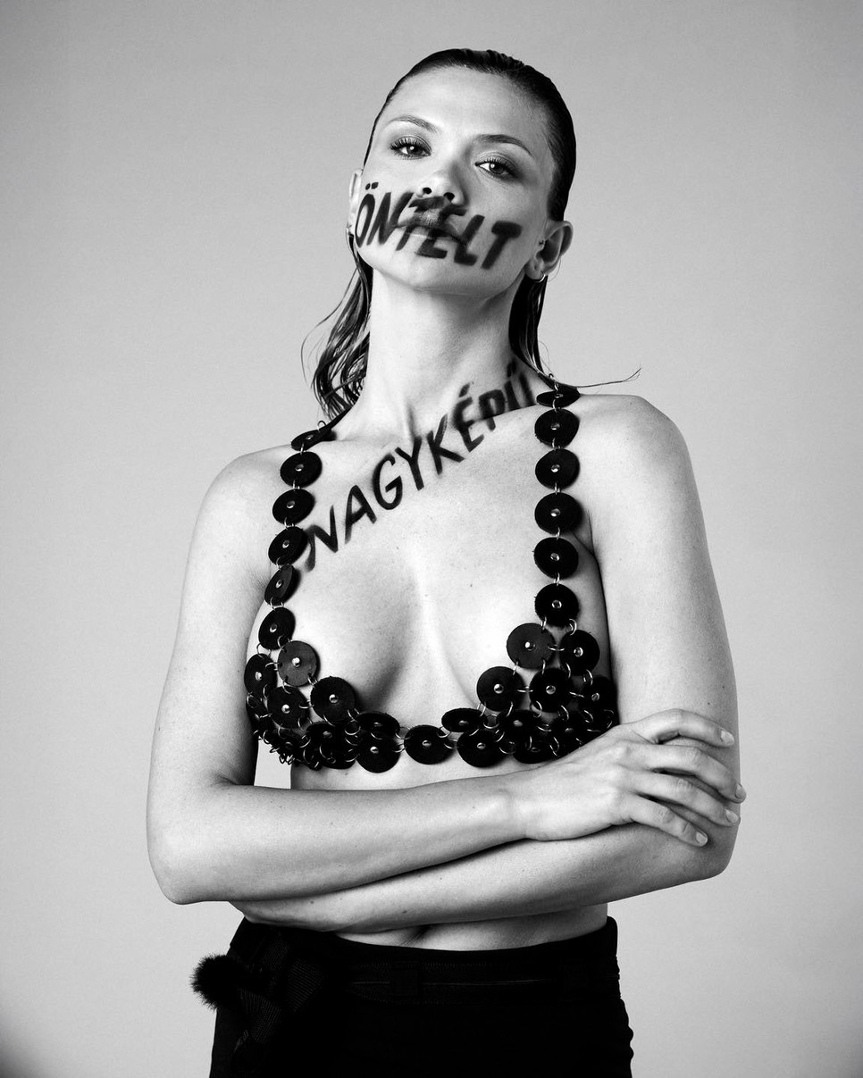 Czibolya Nikolett, a Next Top Model Hungary egyik versenyzője Fotó: trunkó Bálint Stylist: Kiss Márk