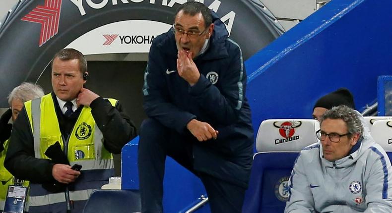 Maurizio Sarri feels the heat as Chelsea crashed out of the FA Cup