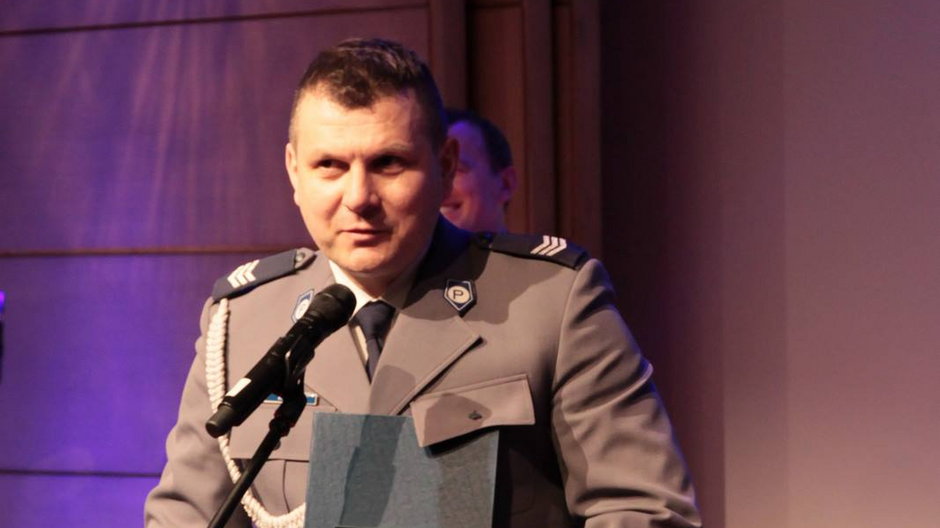 Piotr Filar podczas wręczenia nagrody "Osobowość Roku 2016"
