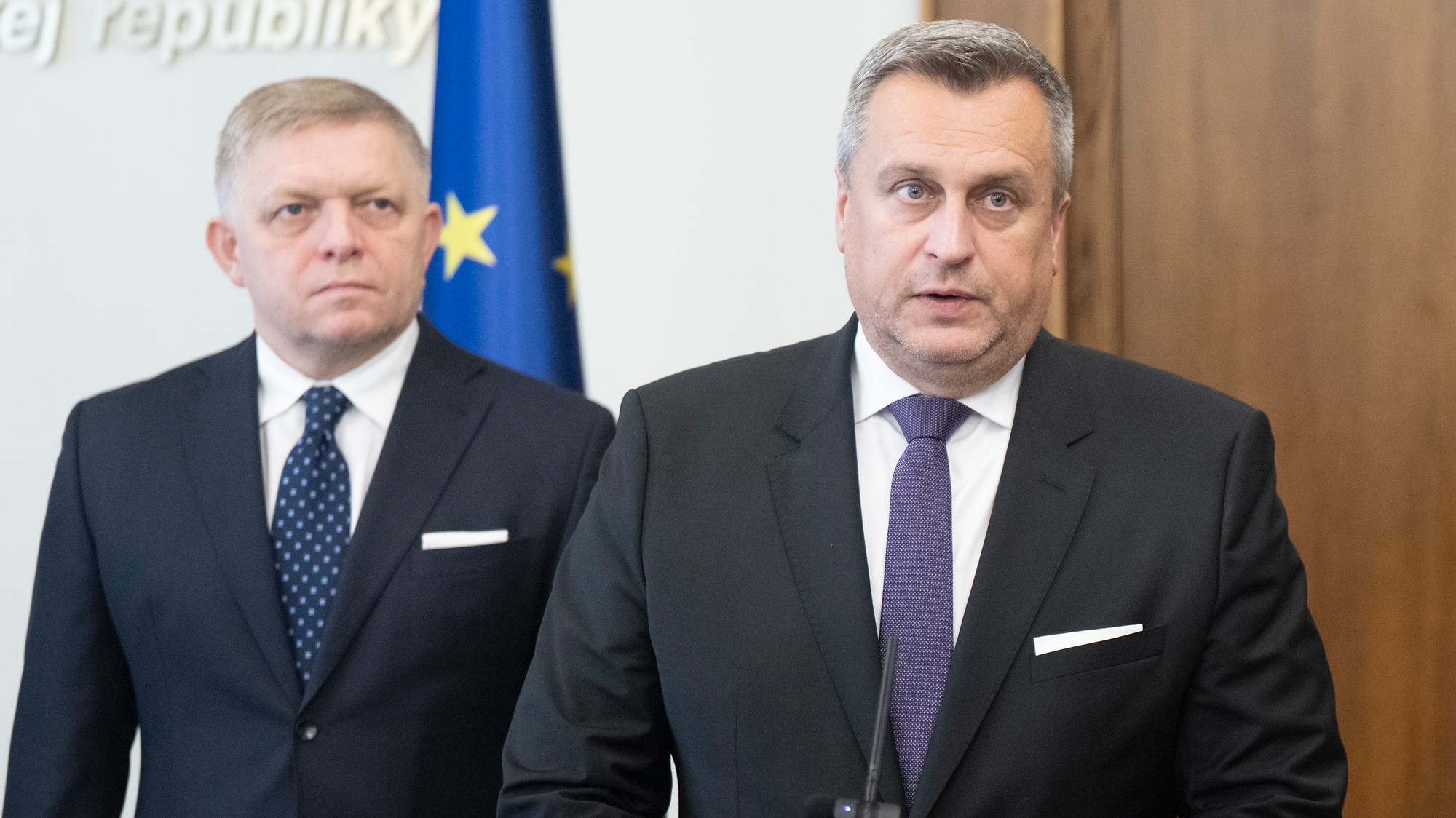 Robert Fico a Andrej Danko.