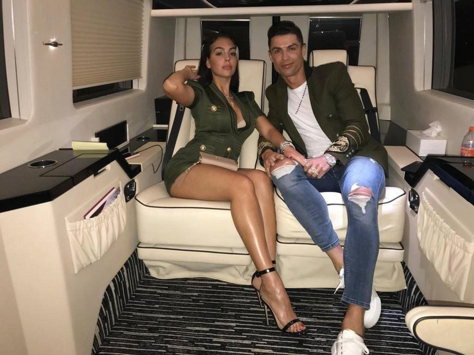 Cristiano Ronaldo i Georgina Rodriguez (grudzień 2019)
