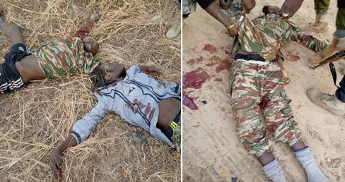 Boko Haram/ISWAP terrorists succumb to military onslaught in Borno. [Twitter/@HQNigerianArmy]