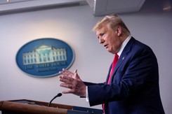 Koronawirus w USA. Trump: WHO jest bardzo 'chinocentryczna'