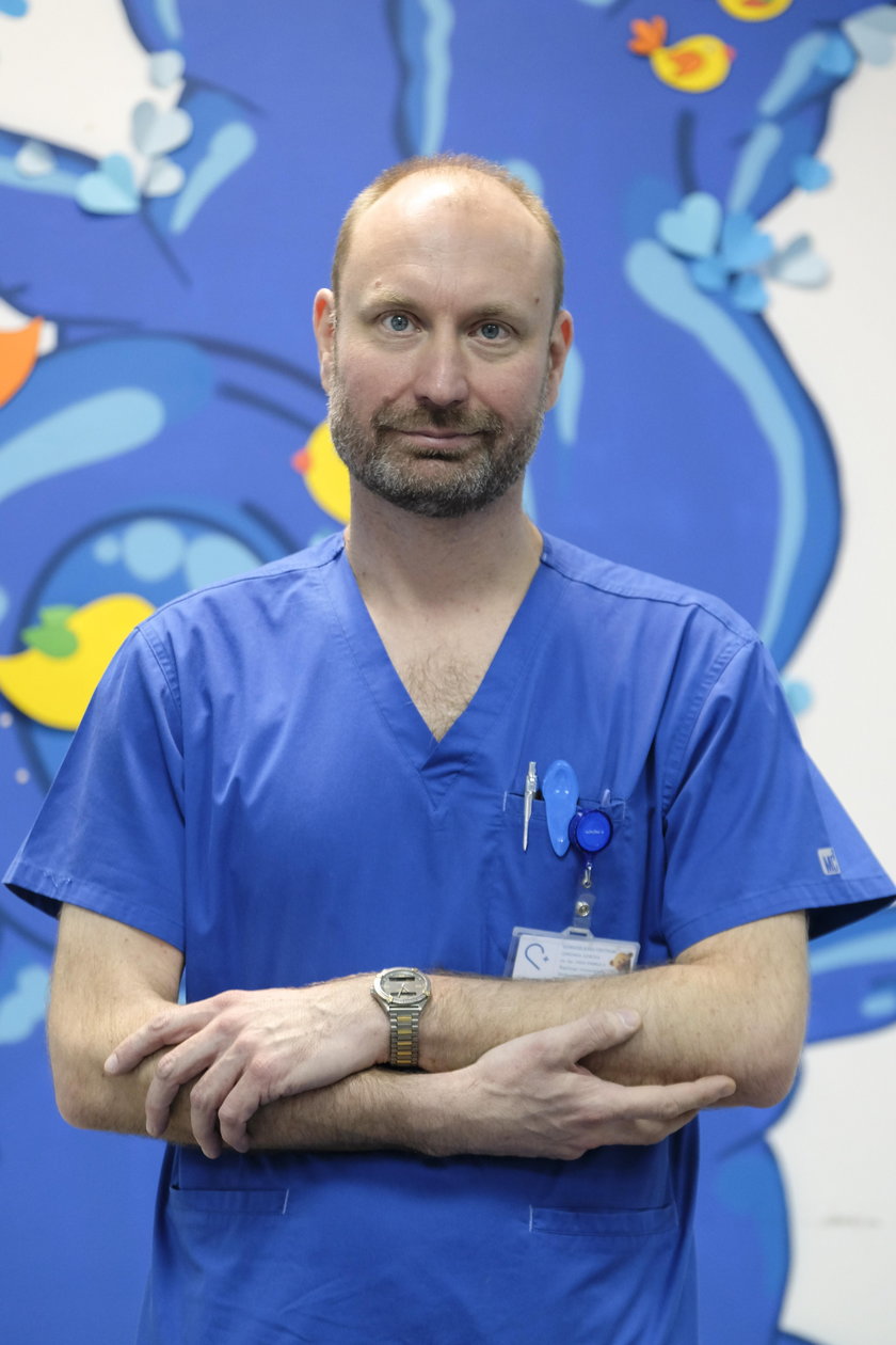 Dr nauk med Andrzej Bulandra, chirurg z GCZD w Katowicach