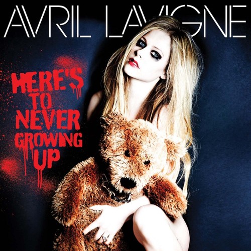 Avril Lavigne na okładce singla 'Here's To Never Growing Up'