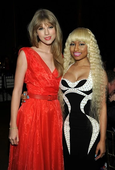 Nicki Minaj i Tylor Swift (fot. Getty Images)