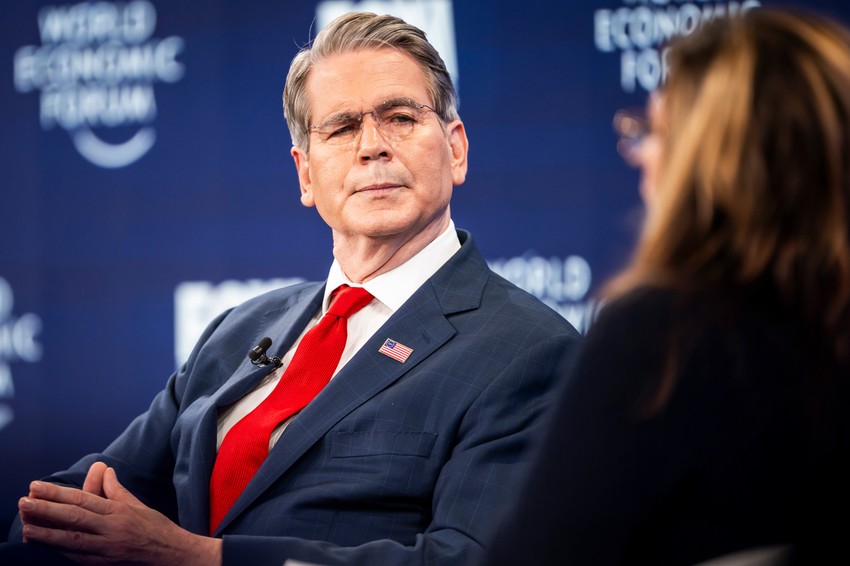 Skot Besent u Davosu 20. januara