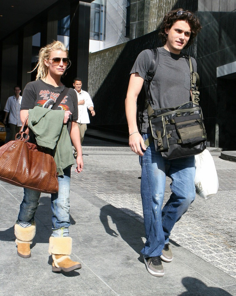 John Mayer i Jessica Simpson w 2007 roku