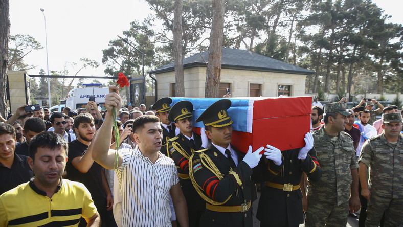 Pogrzeb azerskich żołnierzy