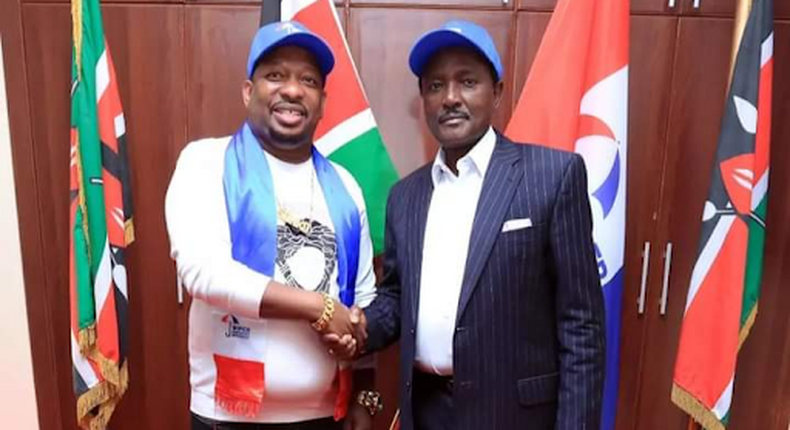 Wiper leader Kalonzo Musyoka and former Nairobi Governor Mike Sonko