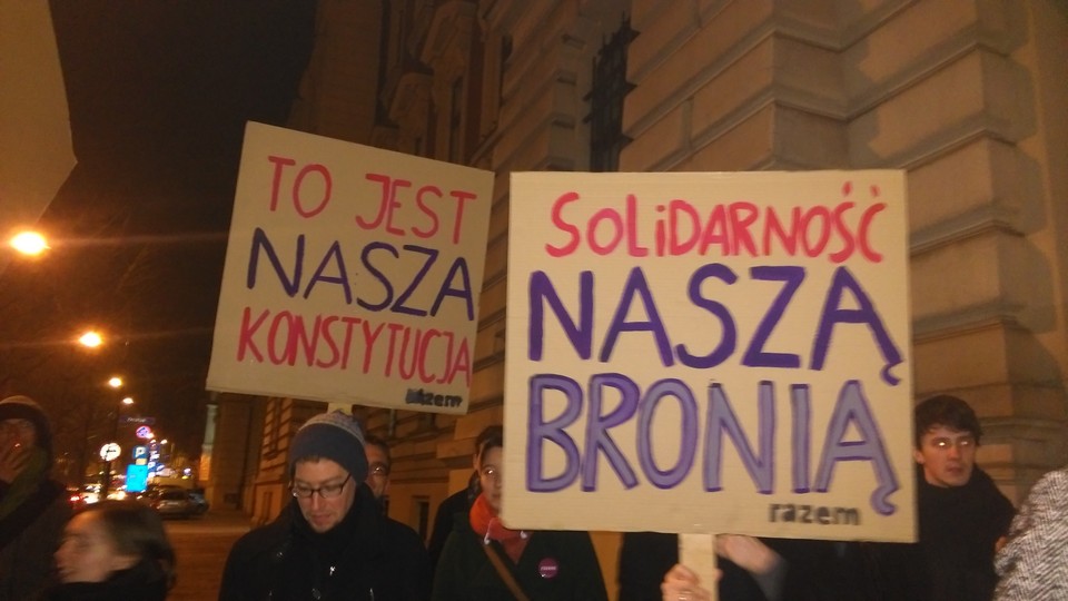 Protest przeciw PiS