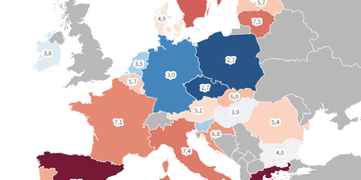 Stopą bezrobocia dorównaliśmy w czerwcu niedawnemu unijnemu liderowi