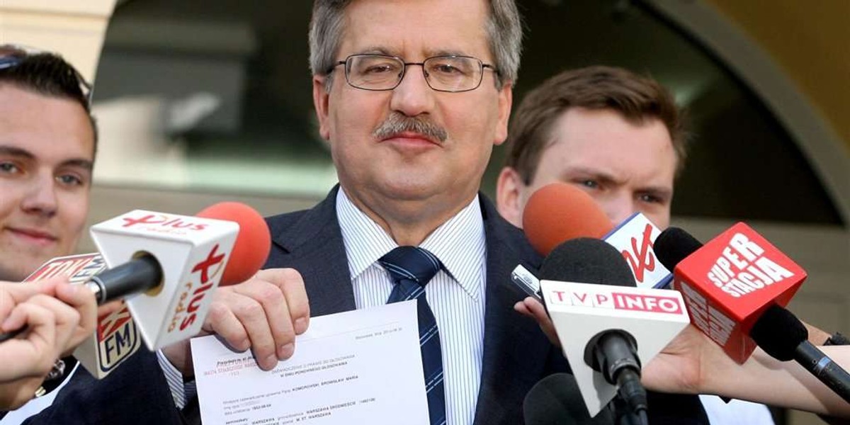 Szok! Komorowski nie zagłosuje w Warszawie