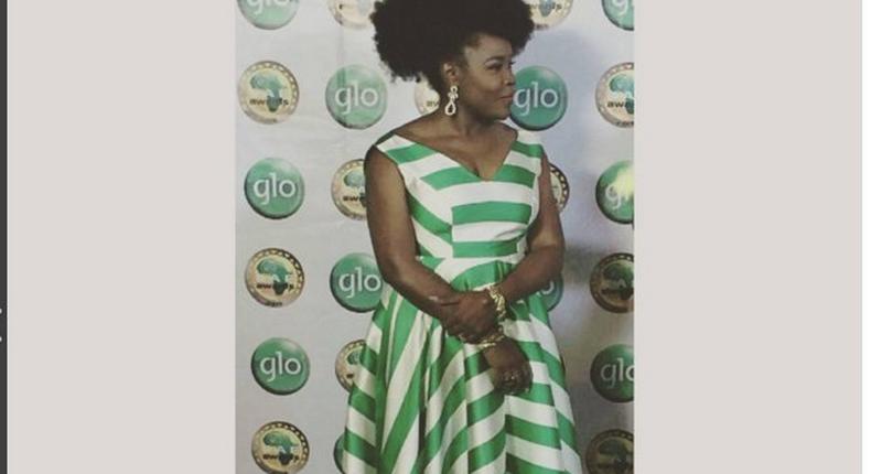 Omawumi on the carpet