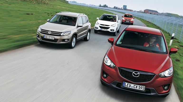 Mazda CX5 kontra Ford Kuga,Hyundai Auto Świat