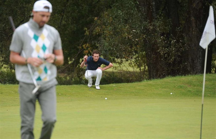 Mariusz Czerkawski pokonał Jerzego Dudka w turnieju golfowym