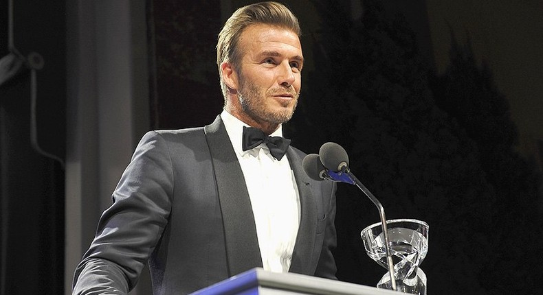 David Beckham honored at UNICEF Ball