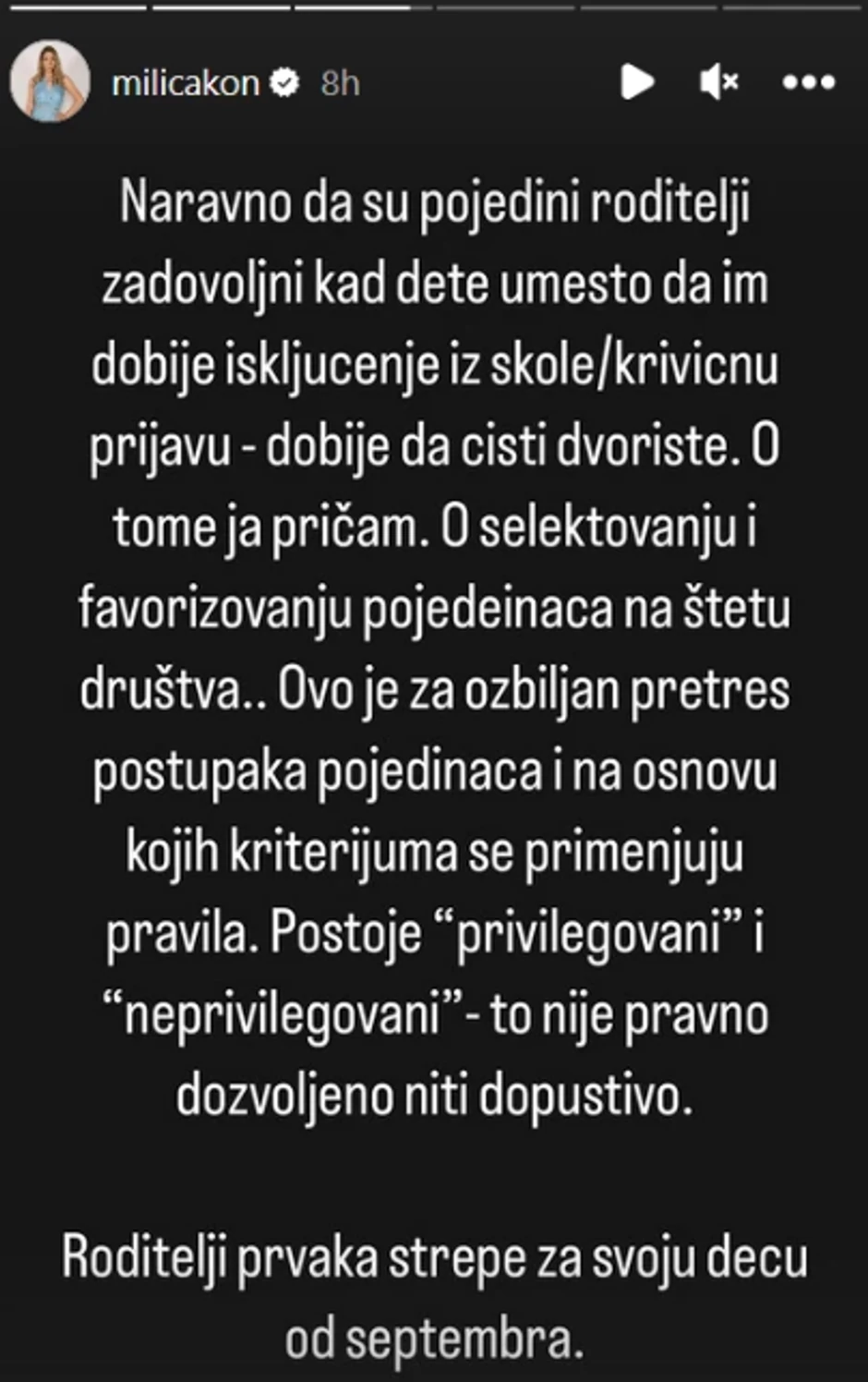 Milica Kon odgovorila Vanji Ejdus