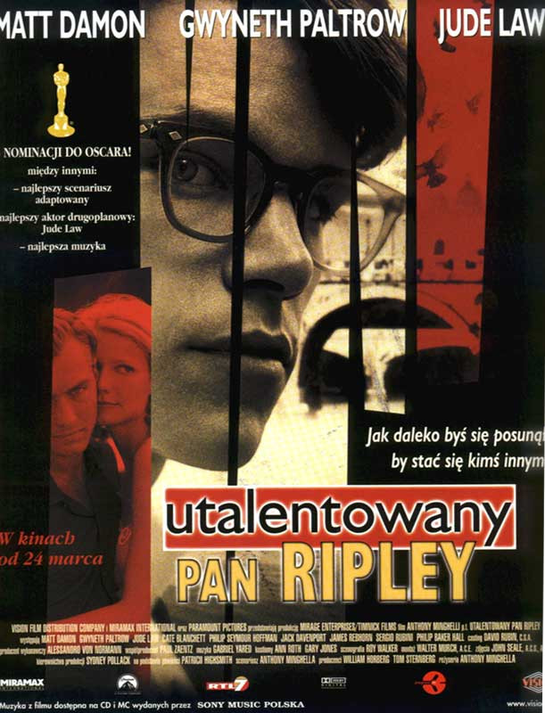 Utalentowany pan Ripley - plakat