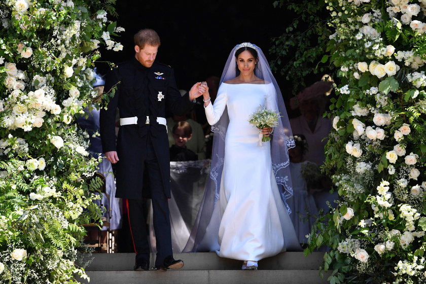 Ślub Meghan i Harrye'ego w maju 2018 r.