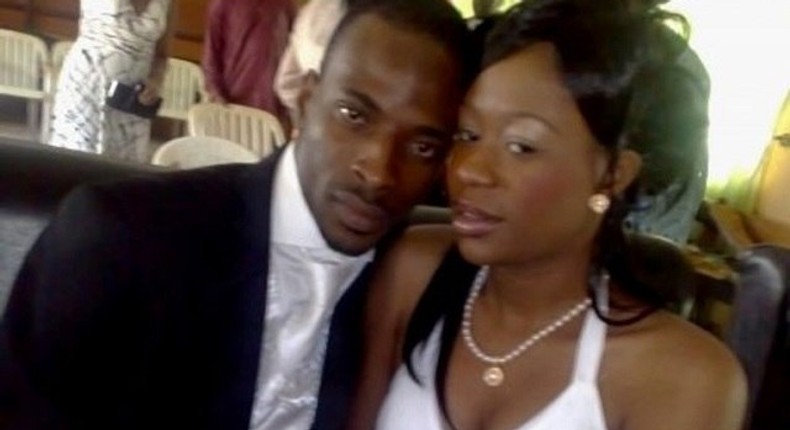 9ice and Toni Payne at their wedding. 