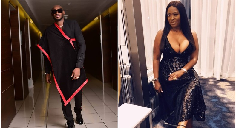 Nigerian music star 2Face Idibia and one of his baby mamas Pero Adeniyi [Instagram/Official2baba] [Instagram/Perosaiyemi]