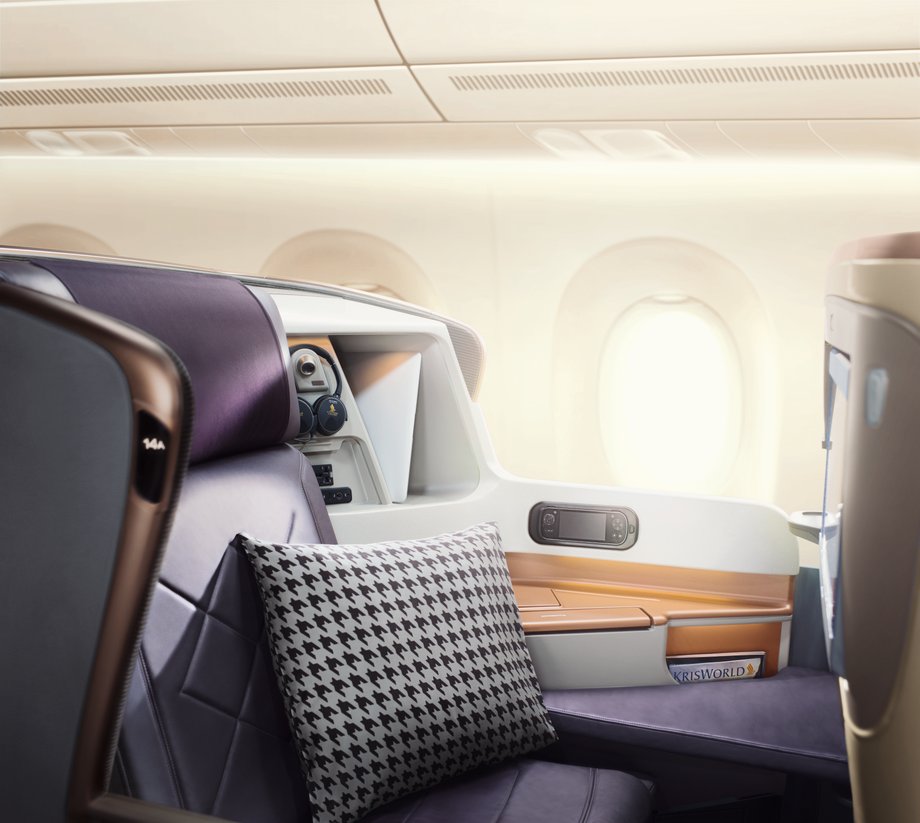 Klasa biznes na pokładzie A350-900ULR Singapore Airlines